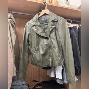 Madewell The Washed Leather Motorcycle Jacket